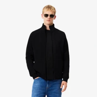 Felpa da uomo con zip in jersey double face