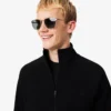 Felpa da uomo con zip in jersey double face Felpa da uomo con zip in jersey double face