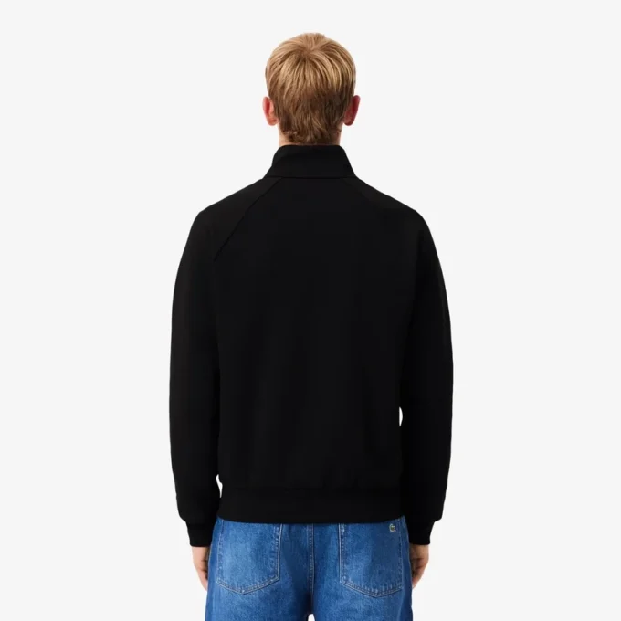 Felpa da uomo con zip in jersey double face Felpa da uomo con zip in jersey double face