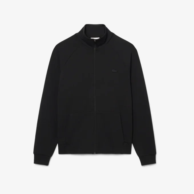 Felpa da uomo con zip in jersey double face Felpa da uomo con zip in jersey double face