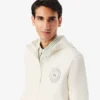 Felpa da uomo con zip in piqué dal taglio classico Felpa da uomo con zip in piqué dal taglio classico