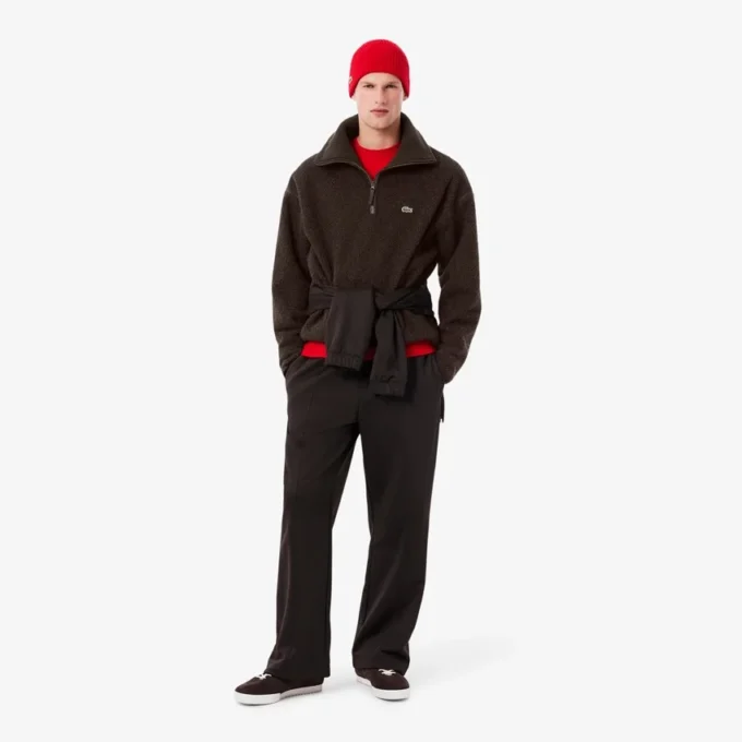 Felpa da uomo in pile polare con zip Felpa da uomo in pile polare con zip