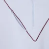 Felpa da uomo in piqué con collo a zip e vestibilità ampia Felpa da uomo in piqué con collo a zip e vestibilità ampia