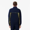 Felpa da uomo in piqué con zip e vestibilità ampia Felpa da uomo in piqué con zip e vestibilità ampia