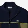Felpa da uomo in piqué con zip e vestibilità ampia Felpa da uomo in piqué con zip e vestibilità ampia
