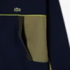 Felpa da uomo in piqué con zip e vestibilità ampia Felpa da uomo in piqué con zip e vestibilità ampia