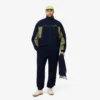 Felpa da uomo in piqué con zip e vestibilità ampia Felpa da uomo in piqué con zip e vestibilità ampia