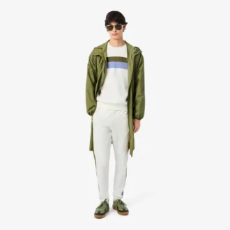 Felpa in pile color block da uomo Felpa in pile color block da uomo