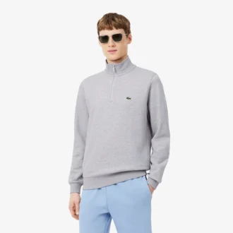 Felpa in pile da uomo con zip