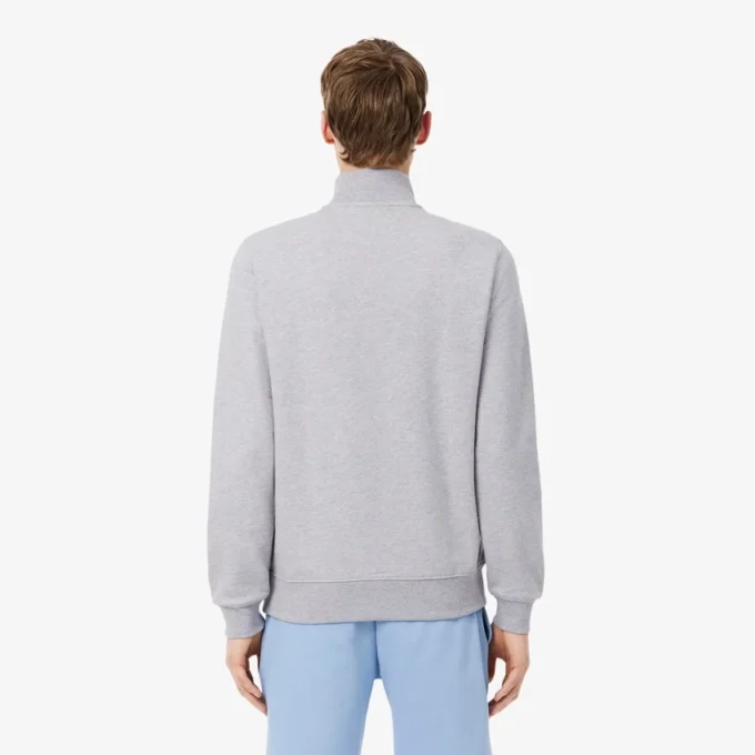 Felpa in pile da uomo con zip