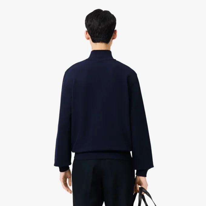 Felpa in pile da uomo con zip