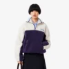 Felpa in pile oversize da donna con collo alto Felpa in pile oversize da donna con collo alto