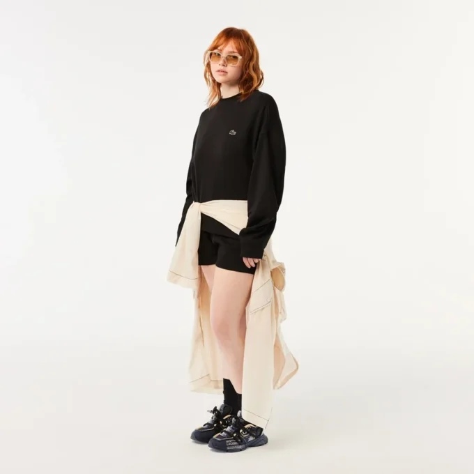 Felpa oversize da donna in cotone Felpa oversize da donna in cotone
