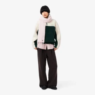 Felpa oversize da donna in pile con collo alto