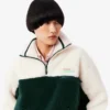 Felpa oversize da donna in pile con collo alto Felpa oversize da donna in pile con collo alto