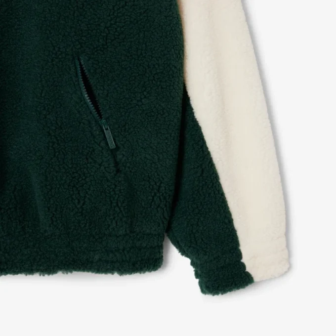 Felpa oversize da donna in pile con collo alto Felpa oversize da donna in pile con collo alto