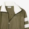Felpa oversize da donna in raso a righe pointelle