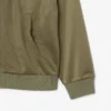 Felpa oversize da donna in raso a righe pointelle