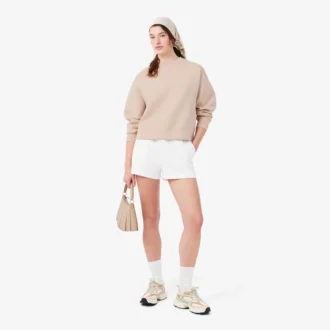 Felpa oversize in jersey double face