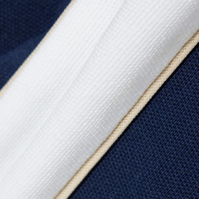 Felpa sportiva con zip in piqué interlock