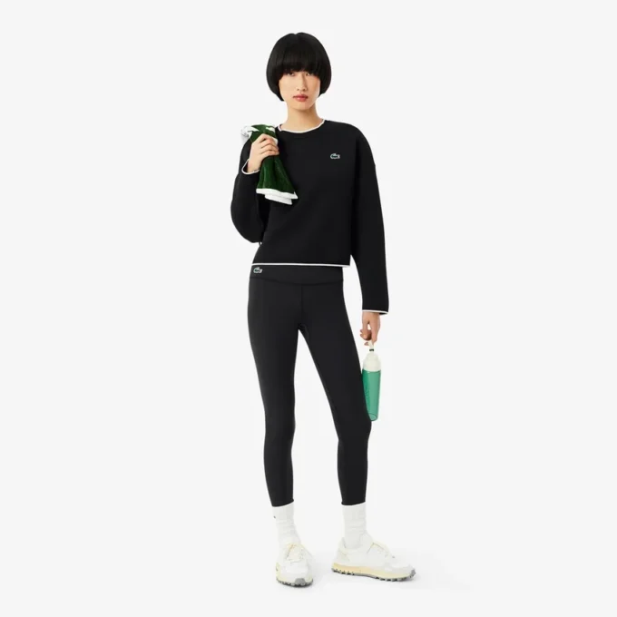 Felpa sportiva da donna con bordi a contrasto Felpa sportiva da donna con bordi a contrasto