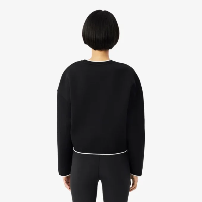 Felpa sportiva da donna con bordi a contrasto Felpa sportiva da donna con bordi a contrasto