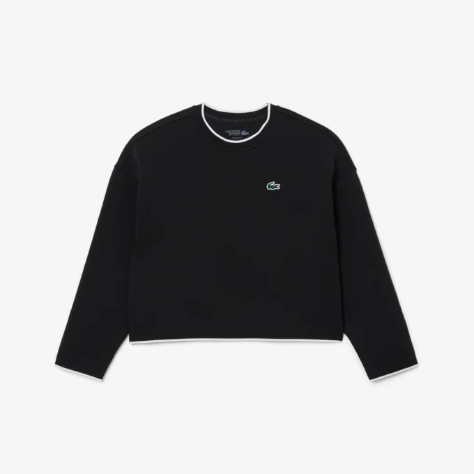 Felpa sportiva da donna con bordi a contrasto Felpa sportiva da donna con bordi a contrasto