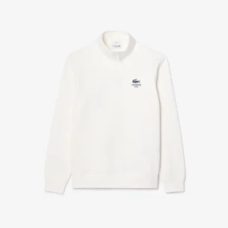 Felpa unisex con collo alto e zip