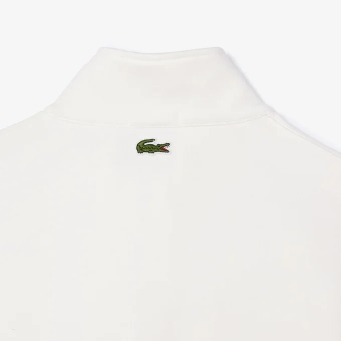 Felpa unisex con collo alto e zip