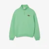 Felpa unisex dalla vestibilità ampia con mezzo zip e badge Felpa unisex dalla vestibilità ampia con mezzo zip e badge