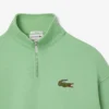 Felpa unisex dalla vestibilità ampia con mezzo zip e badge Felpa unisex dalla vestibilità ampia con mezzo zip e badge