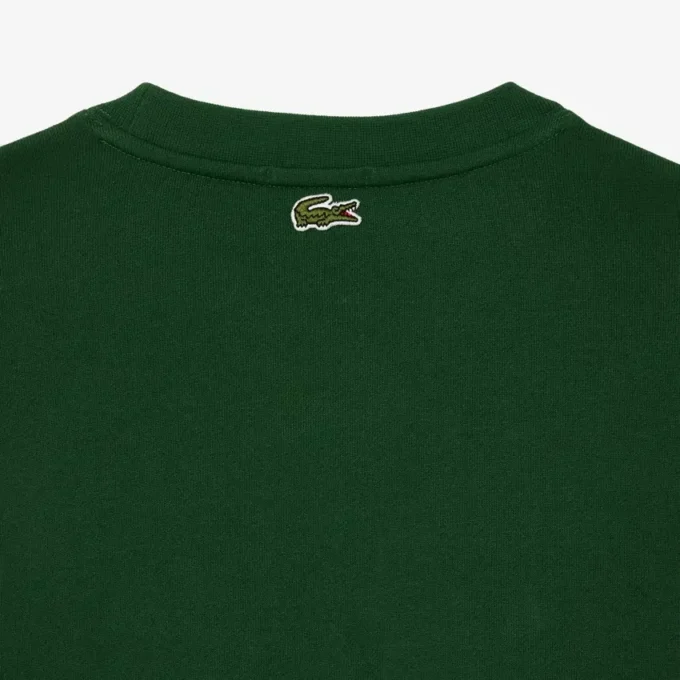 Felpa unisex in pile con collo rotondo e stampa Felpa unisex in pile con collo rotondo e stampa