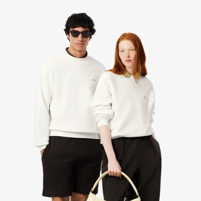 Felpa unisex in pile pesante dal taglio ampio Felpa unisex in pile pesante dal taglio ampio