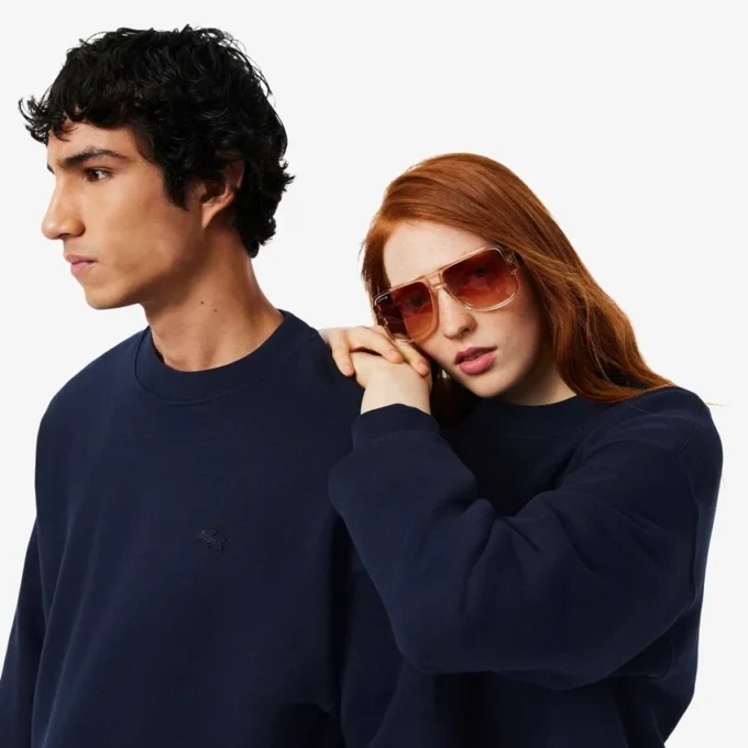 Felpa unisex in pile pesante dal taglio ampio Felpa unisex in pile pesante dal taglio ampio