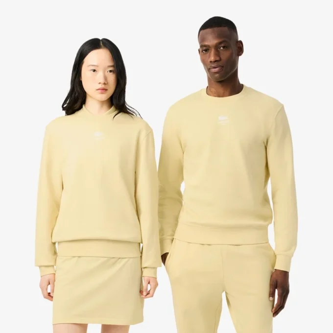 Felpa unisex in pile stampata Felpa unisex in pile stampata