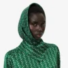 Foulard quadrato in seta con stampa Runway Foulard quadrato in seta con stampa Runway
