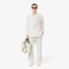 Giacca blazer da uomo doppiopetto con badge Heritage ricamato Giacca blazer da uomo doppiopetto con badge Heritage ricamato