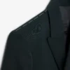 Giacca blazer leggera in lana doppiopetto da passerella Giacca blazer leggera in lana doppiopetto da passerella