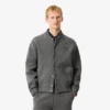 Giacca bomber da uomo in jersey di lana merino Giacca bomber da uomo in jersey di lana merino