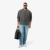 Giacca bomber da uomo in jersey di lana merino Giacca bomber da uomo in jersey di lana merino