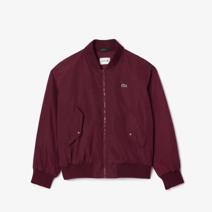Giacca bomber oversize da donna con polsini a costine Giacca bomber oversize da donna con polsini a costine