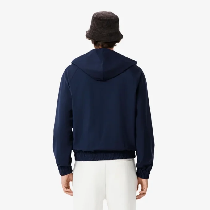 Giacca con cappuccio da uomo in flanella mista lana The Blend Giacca con cappuccio da uomo in flanella mista lana The Blend