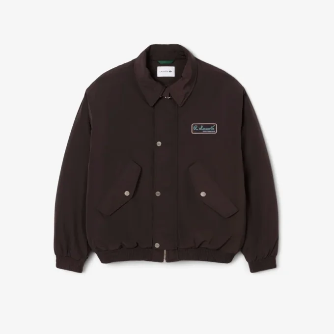 Giacca da aviatore idrorepellente da uomo con badge Giacca da aviatore idrorepellente da uomo con badge