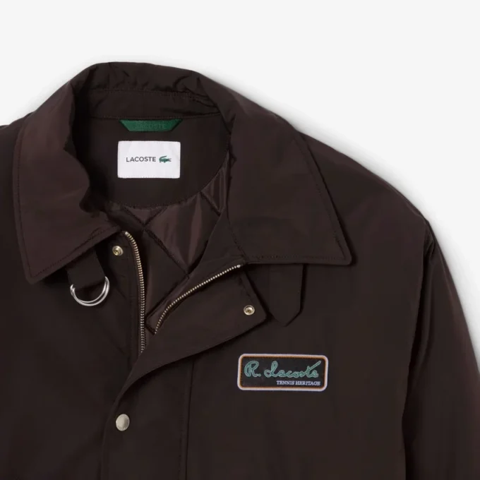 Giacca da aviatore idrorepellente da uomo con badge Giacca da aviatore idrorepellente da uomo con badge