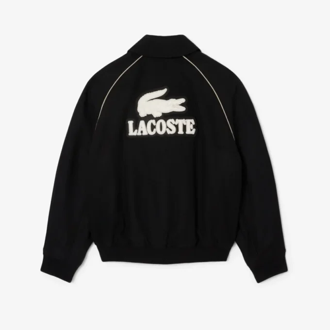 Giacca da college in lana con dettagli Badge da uomo