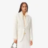 Giacca da donna in twill di lana