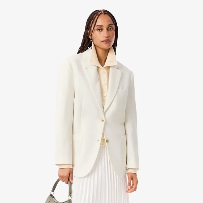 Giacca da donna in twill di lana