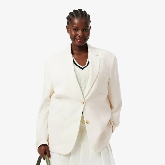 Giacca da donna in twill di lana
