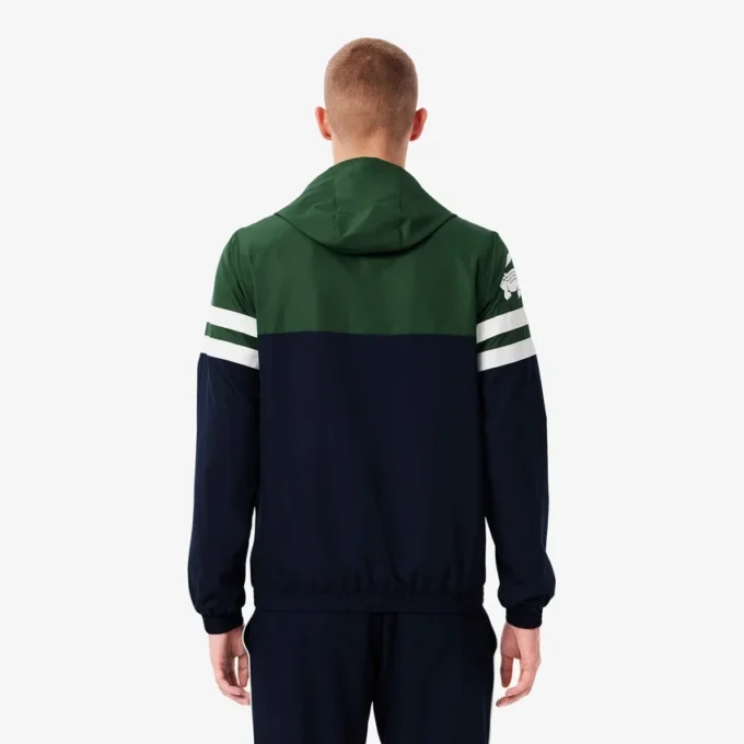 Giacca da tennis da uomo idrorepellente con cappuccio Giacca da tennis da uomo idrorepellente con cappuccio