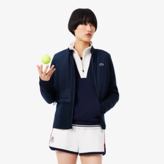 Giacca da tennis trapuntata con protezione UV da donna